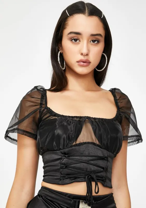 Ruina Crop Top sold by Dolls Kill