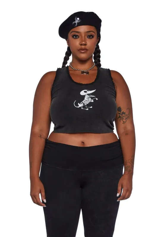 Plus Dandy Ghost Tank Top sold by Dolls Kill