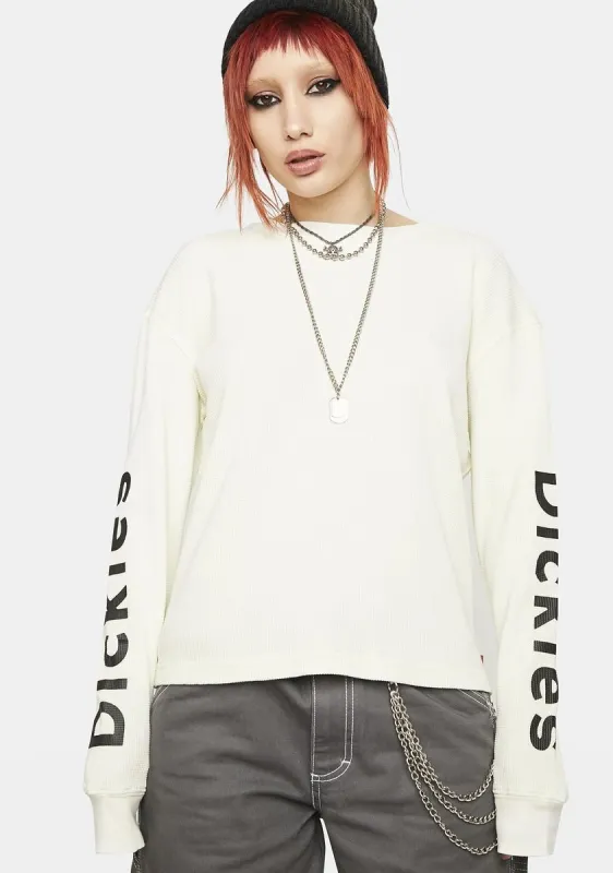 Screen Print Long Sleeve Top sold by Dolls Kill