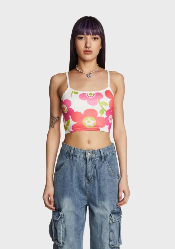 Tropical Vibe Crop Top sold by Dolls Kill