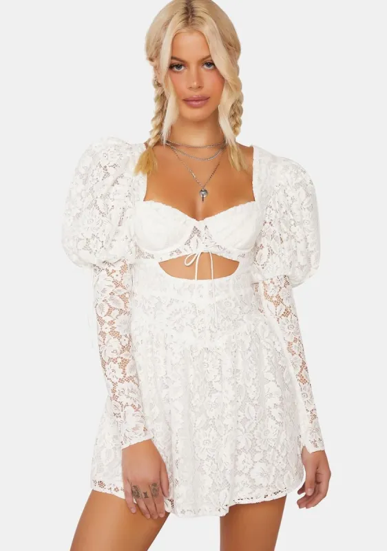 Frances Puff Sleeve Mini Dress sold by Dolls Kill