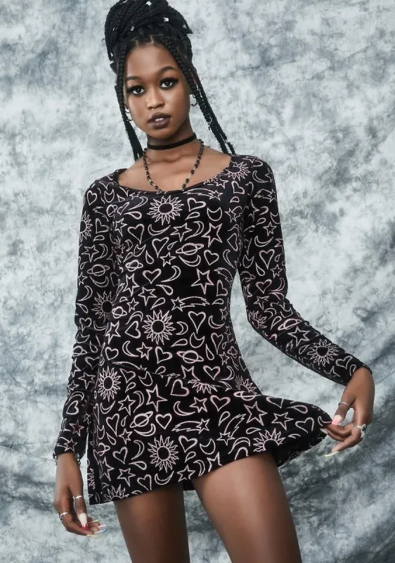Girl Of Ur Nightmares Mini Dress sold by Dolls Kill