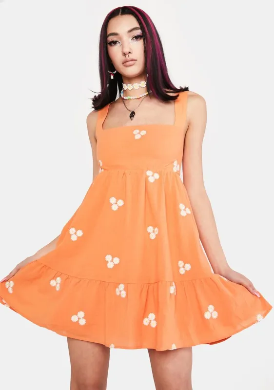 Funtime Again Floral Mini Dress sold by Dolls Kill