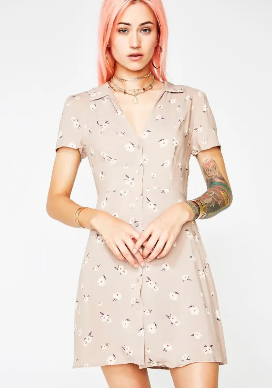 Early Bloomer Floral Dress sold by Dolls Kill