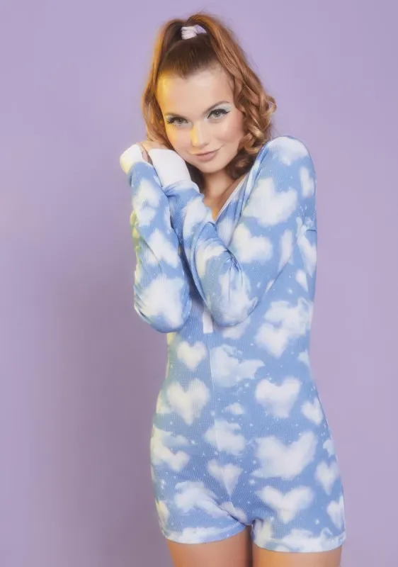 Dreaming Of You Thermal Romper sold by Dolls Kill