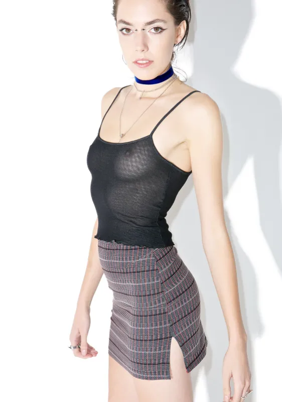 Reality Bites Mini Skirt sold by Dolls Kill