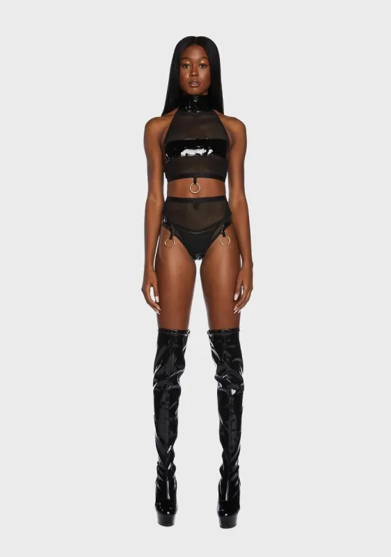Bonded By Desire Lingerie Set sold by Dolls Kill