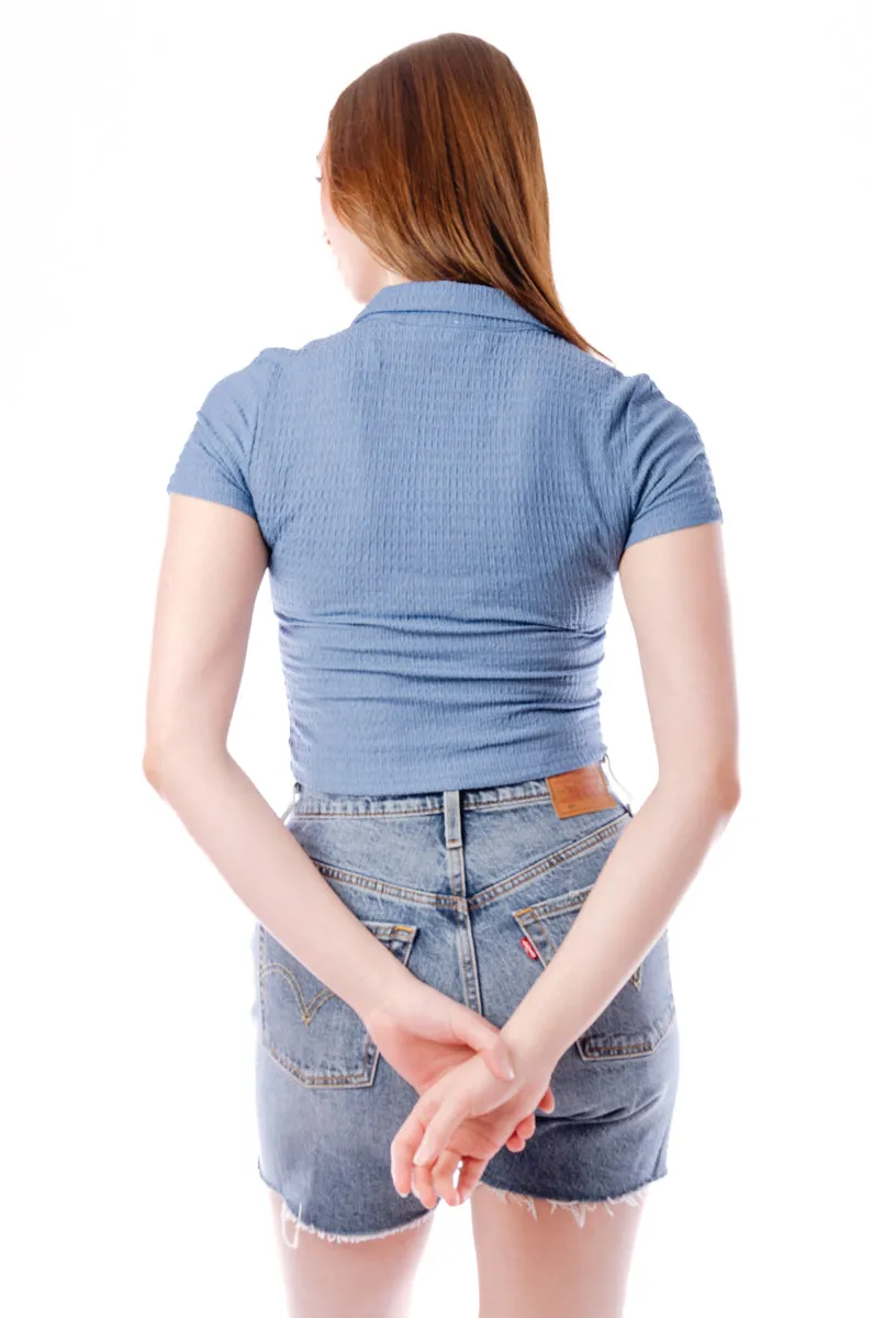 Crinkle Knit Top sold by Double Zero product image thumbnail 4