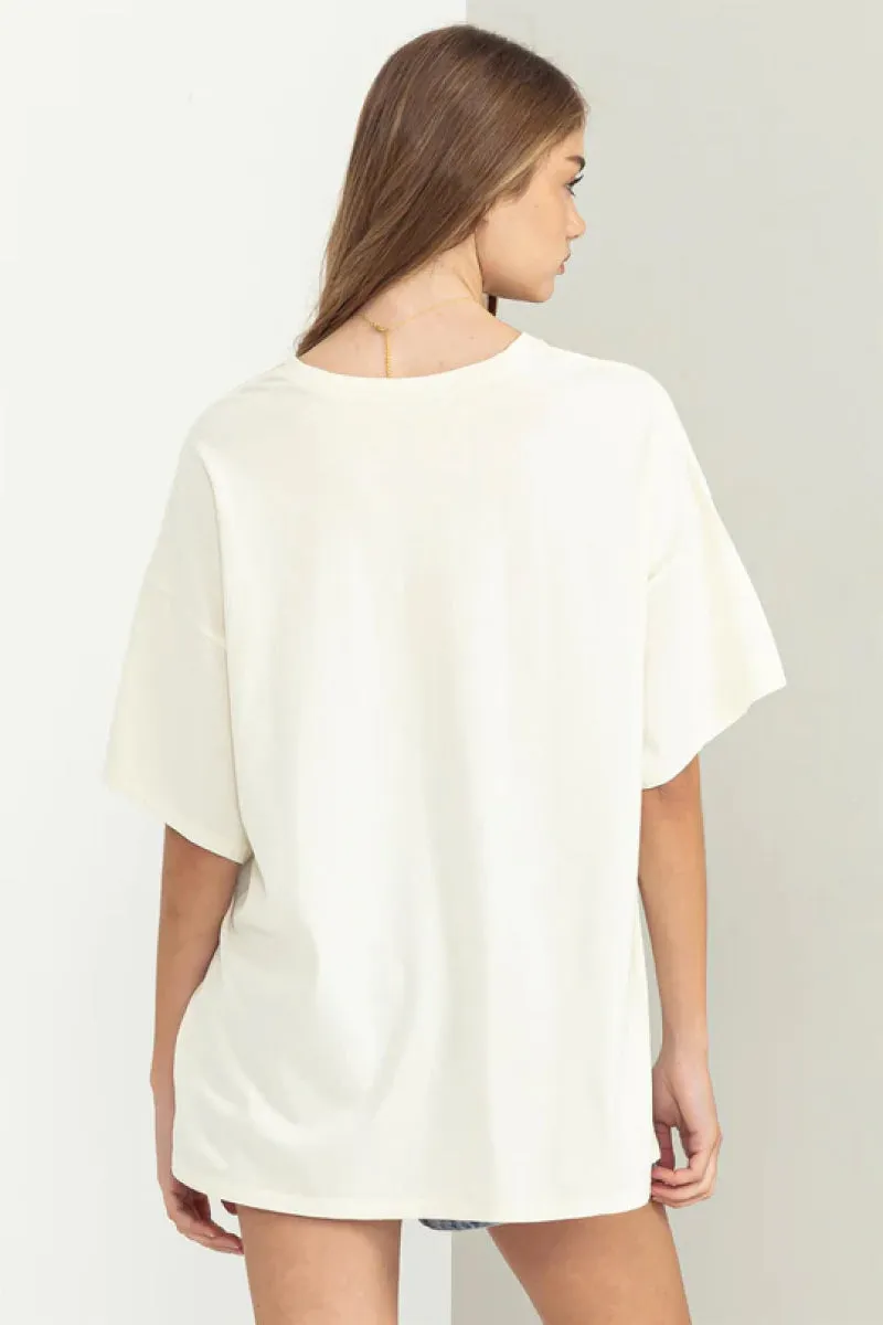 Oversize Boyfriend Tee sold by Double Zero product image thumbnail 4