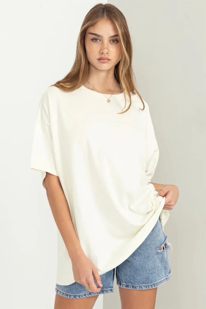 Oversize Boyfriend Tee sold by Double Zero product image thumbnail 3