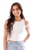 Ribbed Crop Tank Top sold by Double Zero