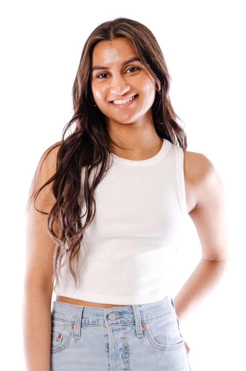 Ribbed Crop Tank Top sold by Double Zero product image thumbnail 2