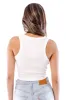 Ribbed Crop Tank Top sold by Double Zero