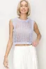 Open Stitch Knit Vest sold by Double Zero