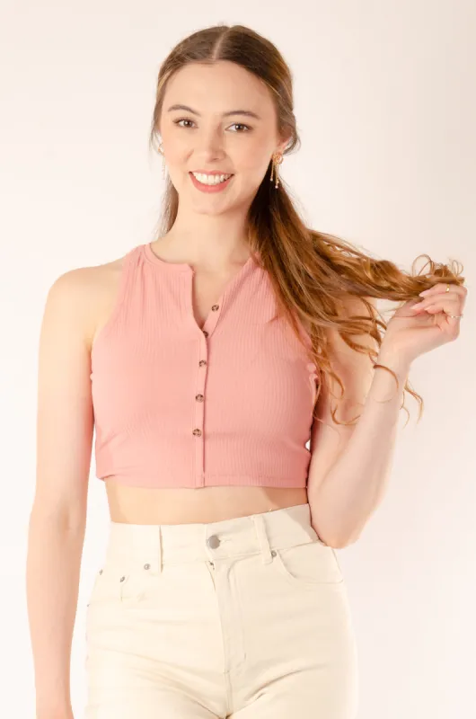 Button Up Tank sold by Double Zero