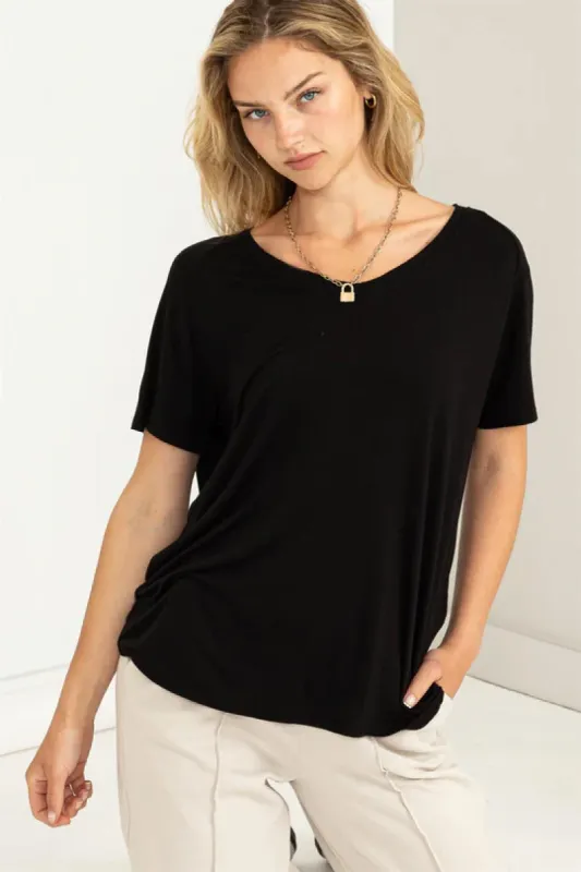 Drapey Tee sold by Double Zero