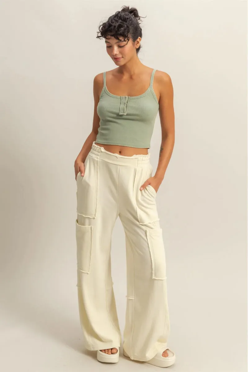 Snap Front Tank Top sold by Double Zero product image thumbnail 3