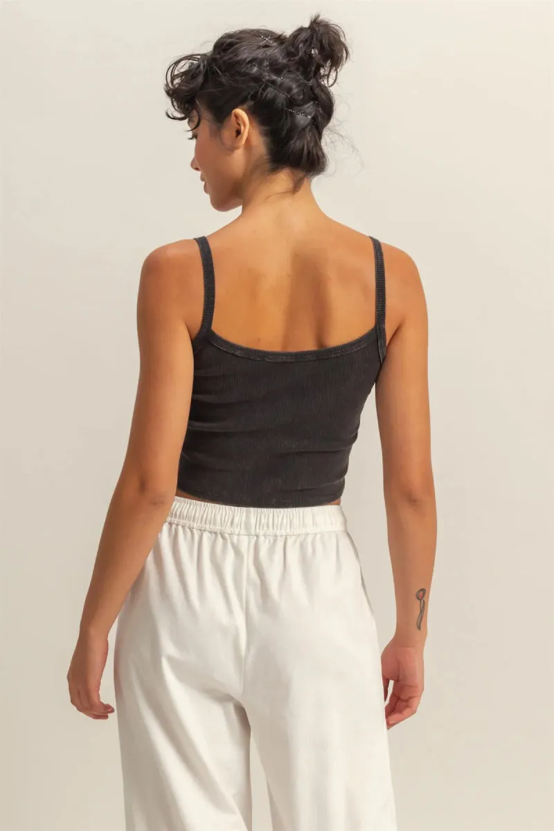 Snap Front Tank Top sold by Double Zero product image thumbnail 2