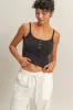 Snap Front Tank Top sold by Double Zero