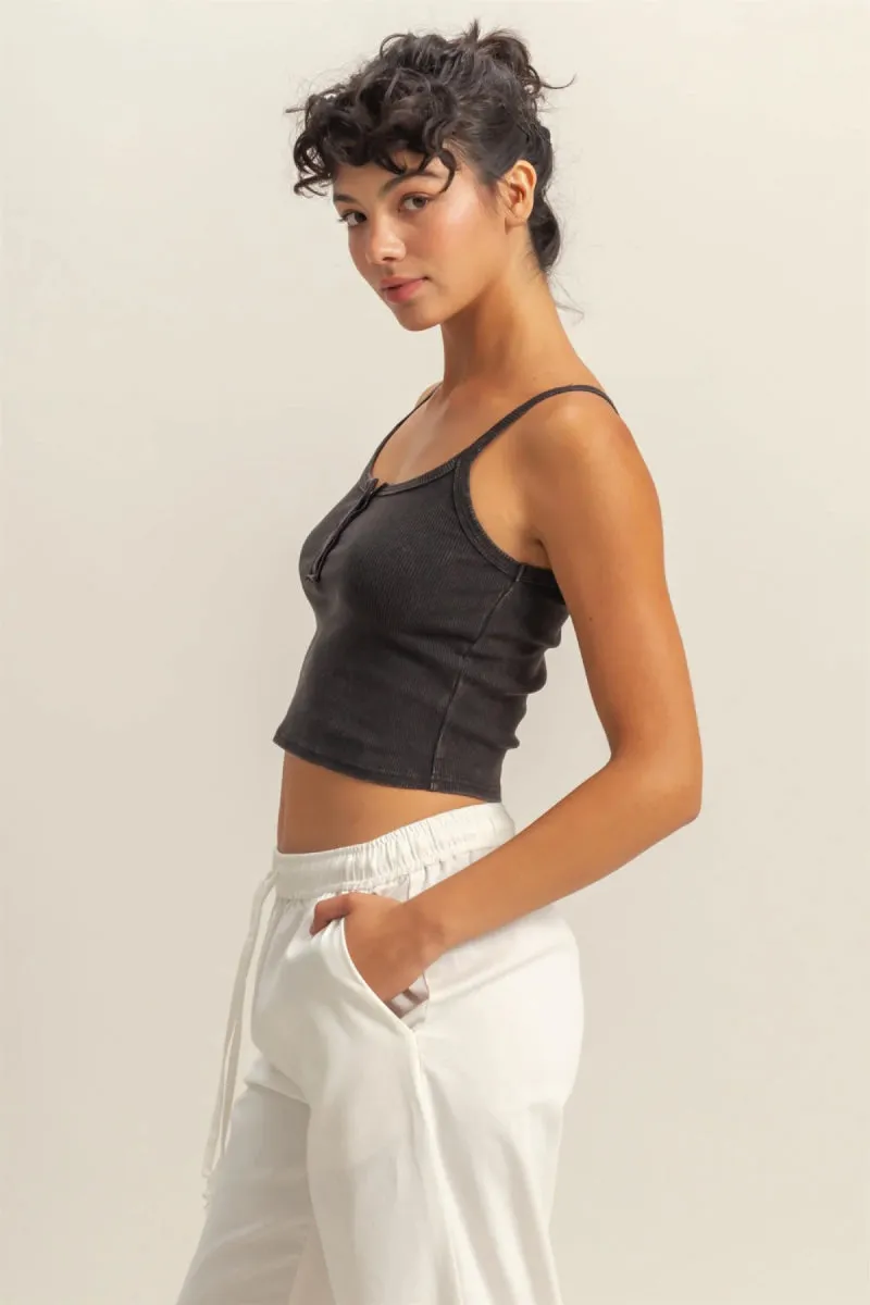 Snap Front Tank Top sold by Double Zero product image thumbnail 3