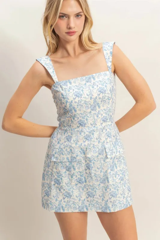 Floral Skort Romper made by Double Zero