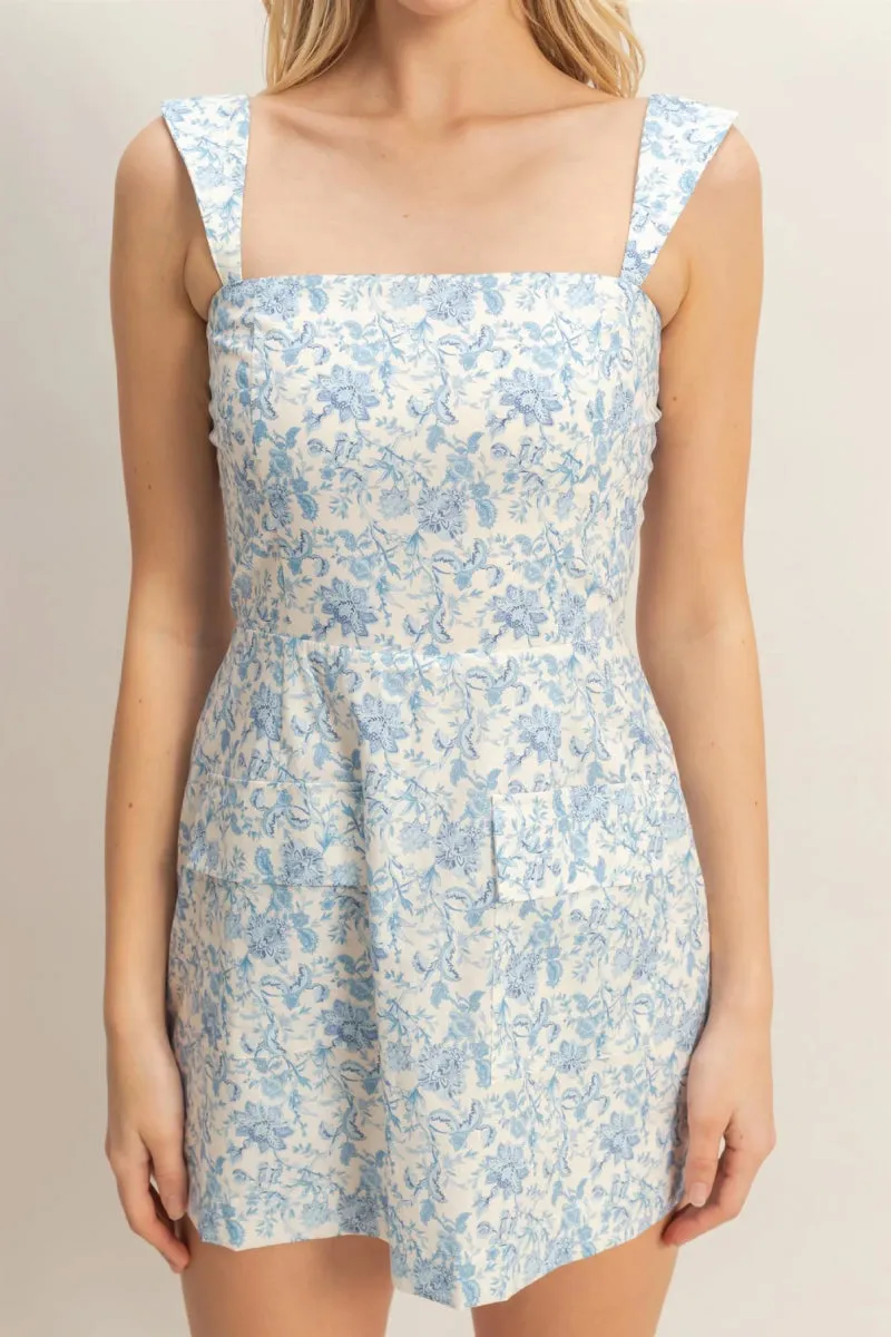 Floral Skort Romper sold by Double Zero product image thumbnail 4