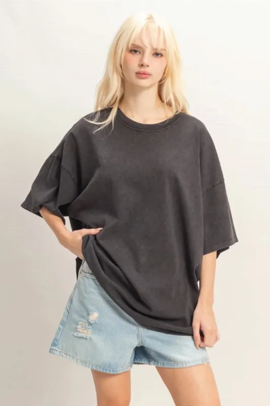Mineral Wash Tee made by Double Zero