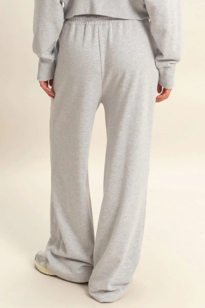 French Terry Wide Leg Sweatpants sold by Double Zero product image thumbnail 4