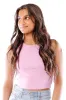 Ribbed Crop Tank Top sold by Double Zero