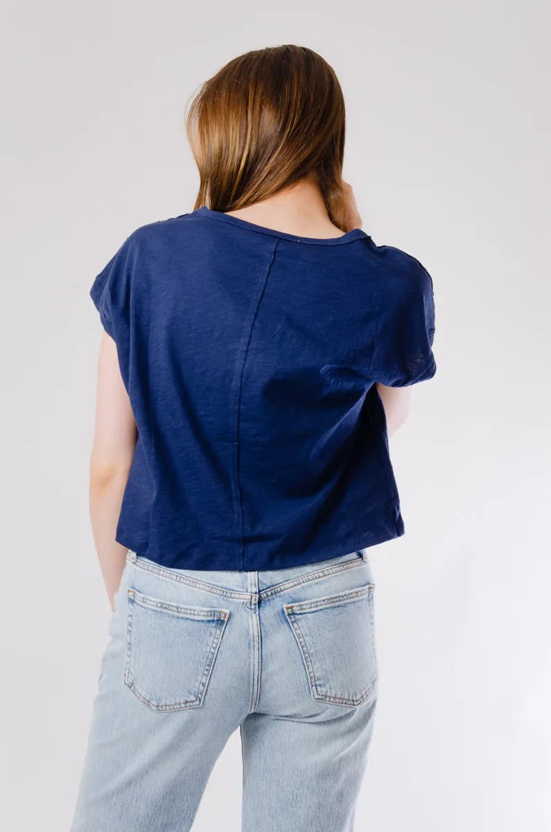 Rolled Sleeve Crew Tee sold by Double Zero product image thumbnail 4