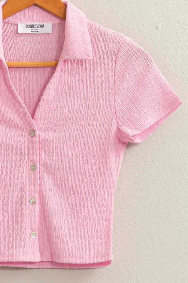 Crinkle Knit Top sold by Double Zero product image thumbnail 4