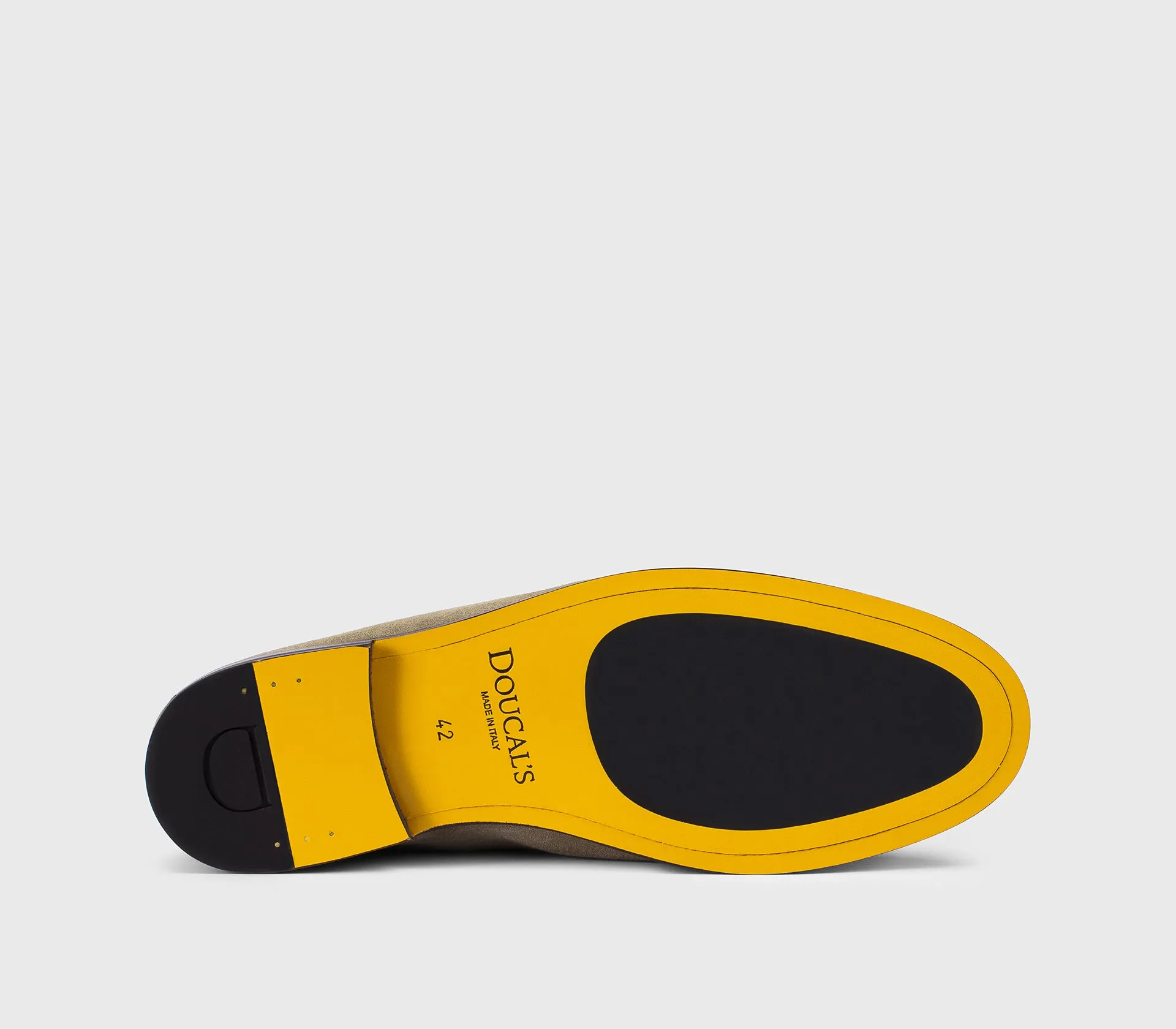 DU3397MARIUY009MC30 - Mocassino "Mario 50" in suede camel sold by Doucal's product image thumbnail 4