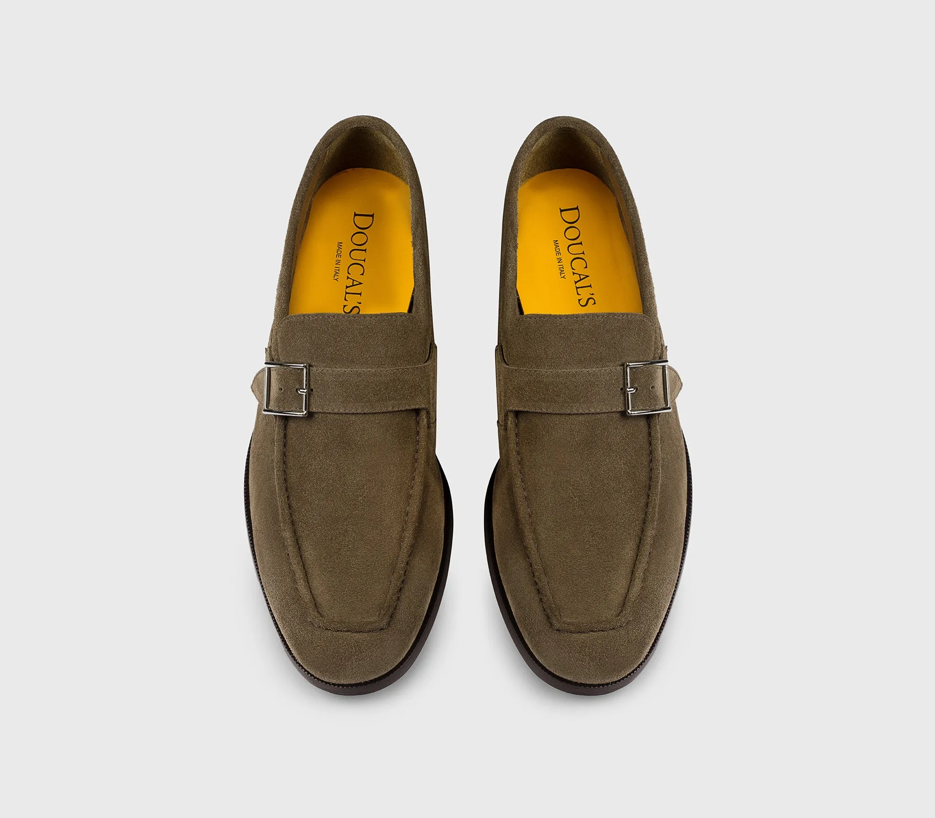 DU3524NORWUZ009MM08 - Mocassino mono fibbia in suede cacao sold by Doucal's product image thumbnail 2