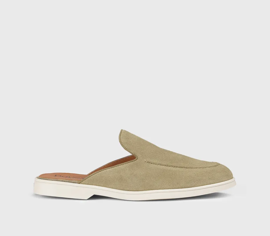 DU3417NWMAUF009GC15 - Mule in suede sabbia made by Doucal's