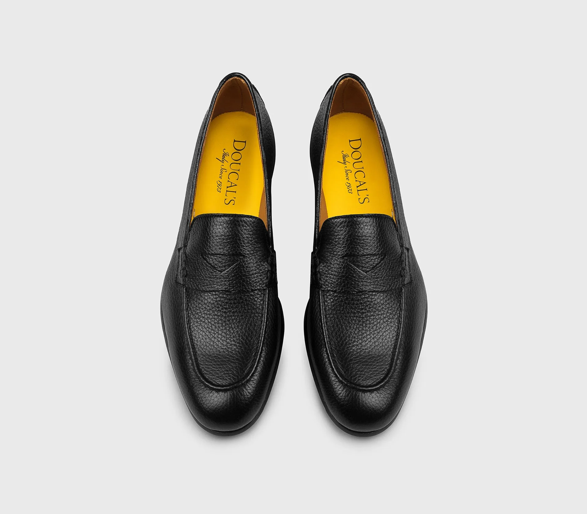 DU2983PANNUF054NN00 - Mocassino in pelle di cervo nero sold by Doucal's product image thumbnail 2