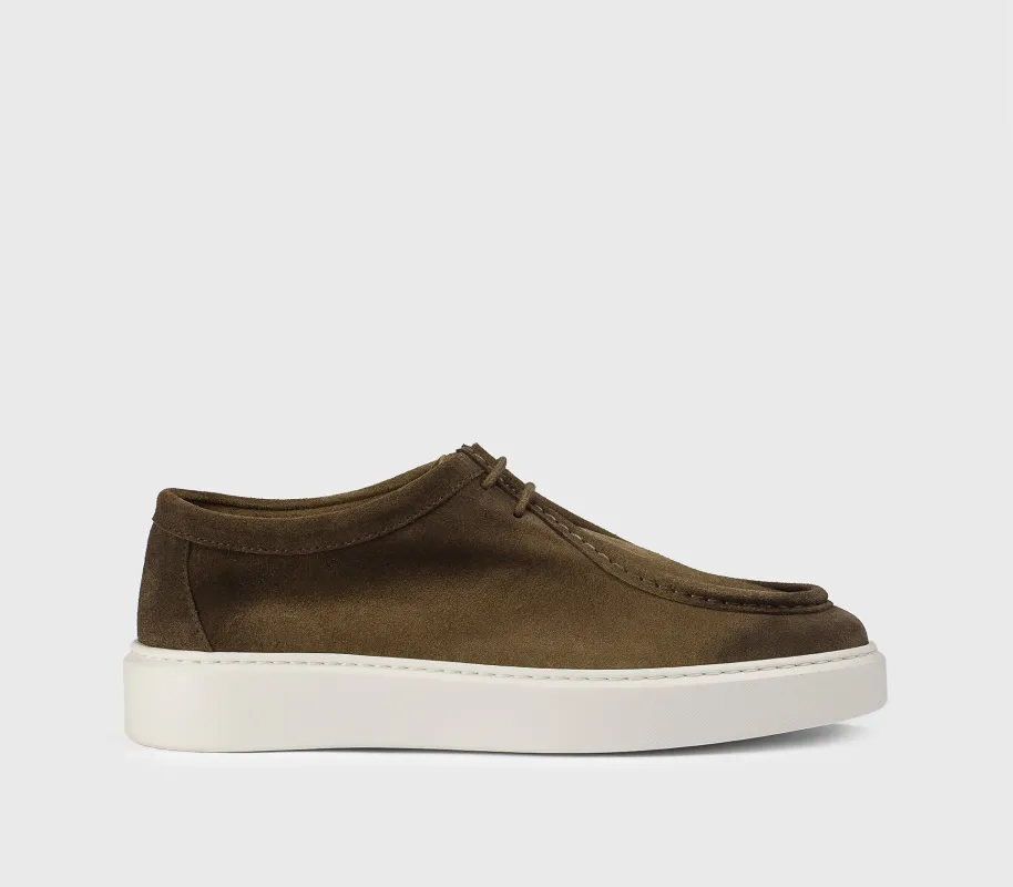 DU3553SWIFUZ260EM08 - Stringata a due fori in suede cacao made by Doucal's