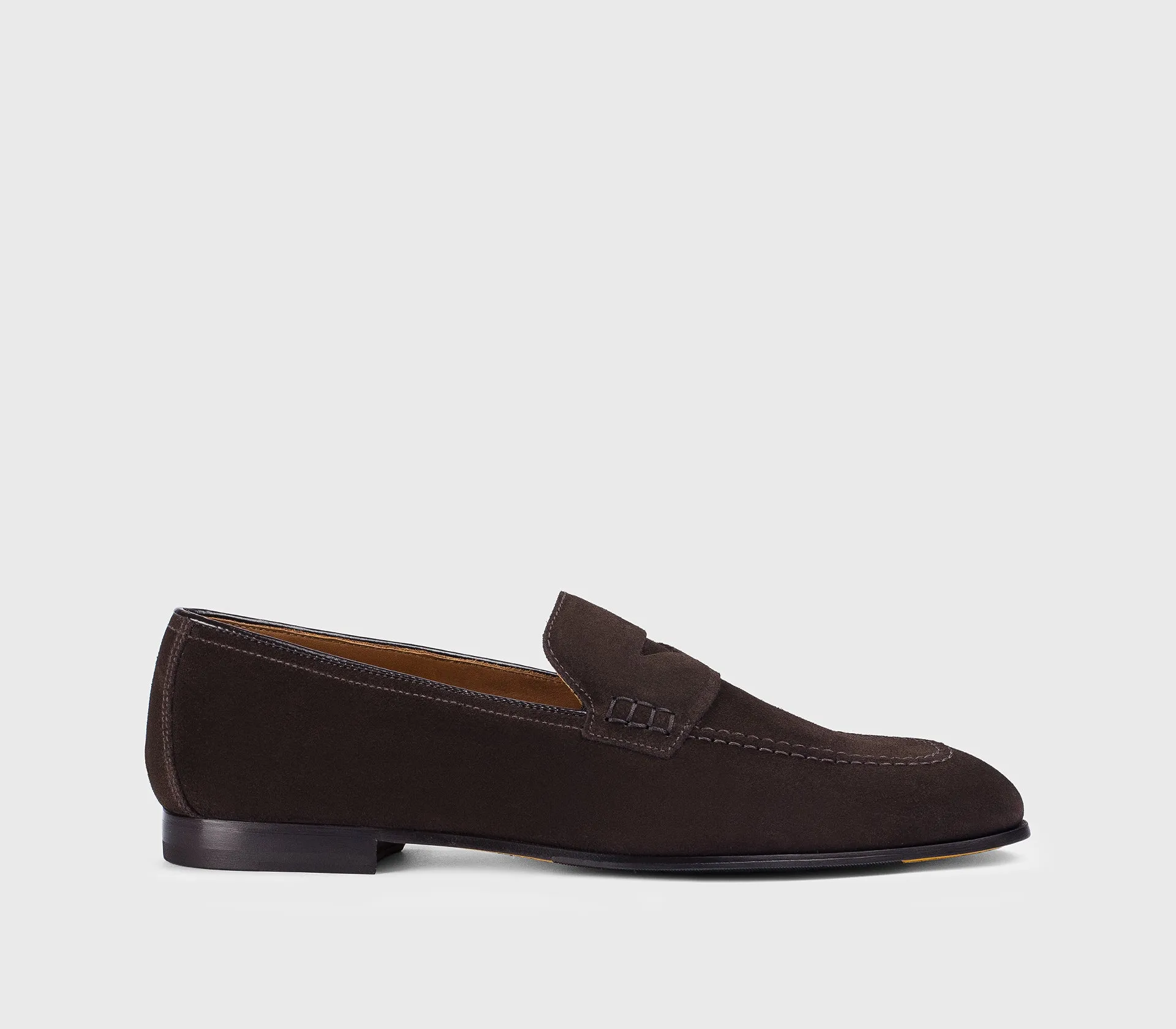 DU2983PANNUF009TM23 - Mocassino in suede marrone "terre" sold by Doucal's