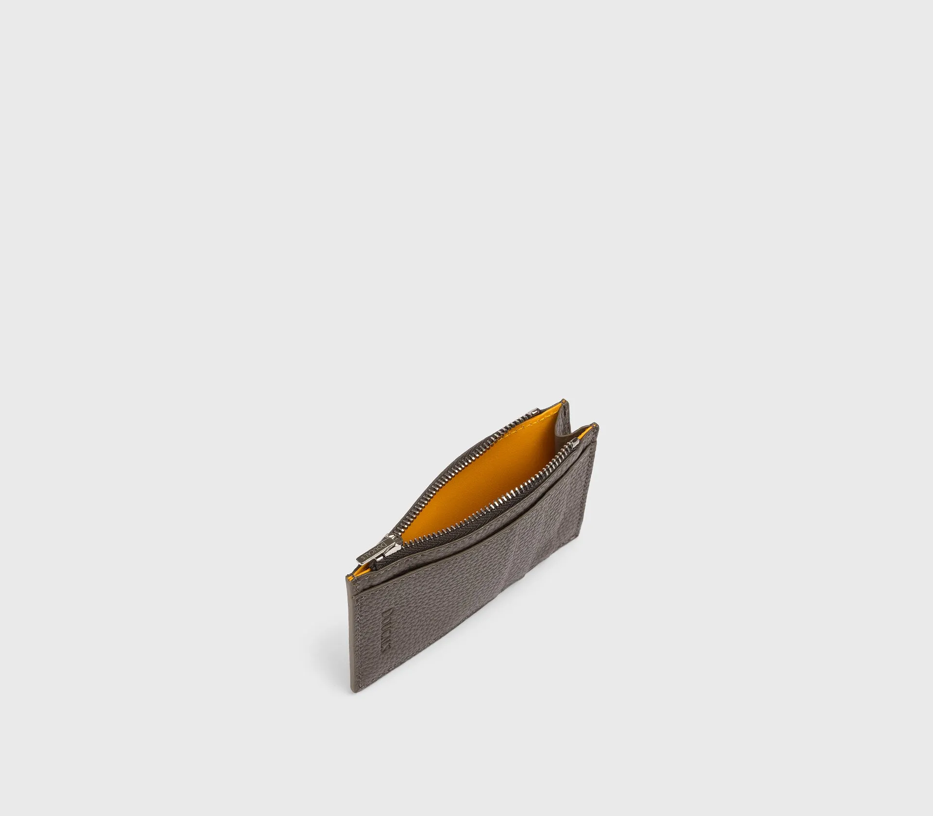 Porta carte con zip in pelle bottalata fango sold by Doucal's product image thumbnail 2
