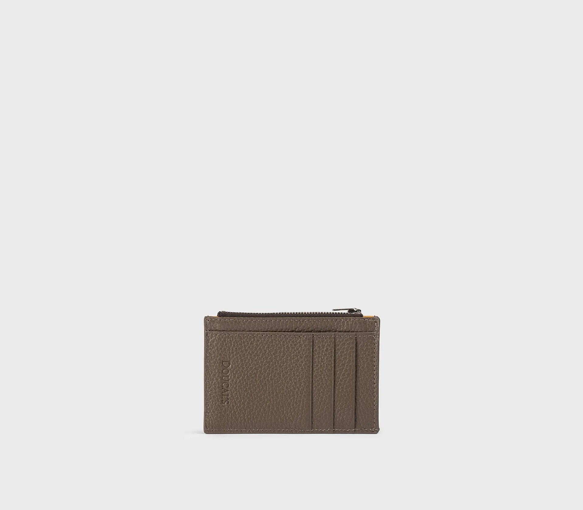 Porta carte con zip in pelle bottalata fango sold by Doucal's product image thumbnail 3