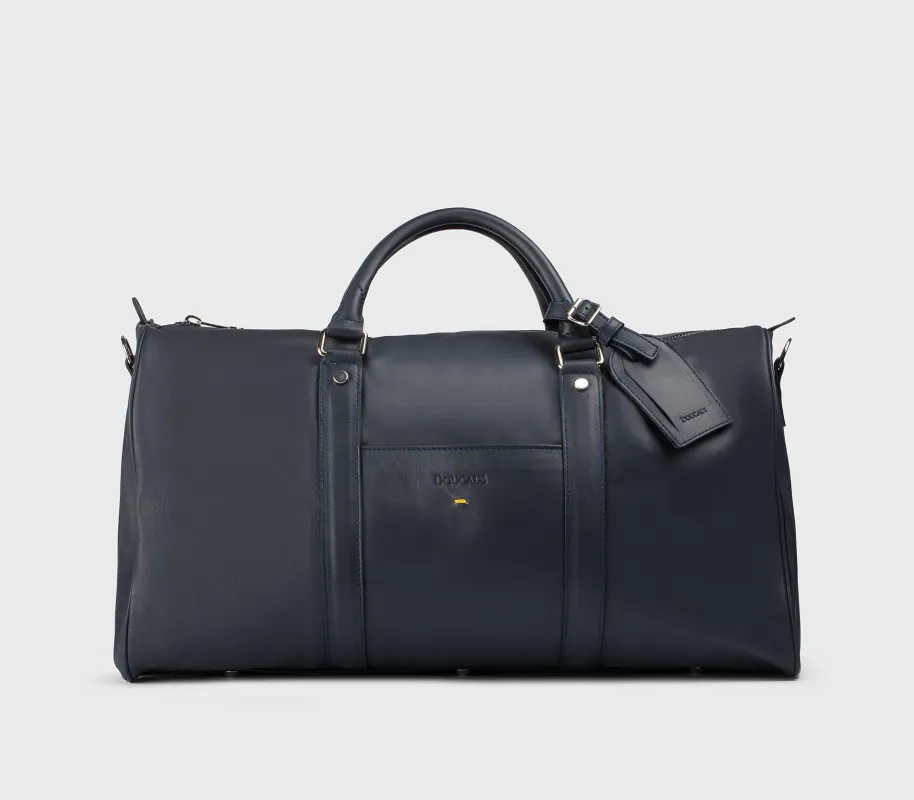 Borsa 48H in pelle blu made by Doucal's