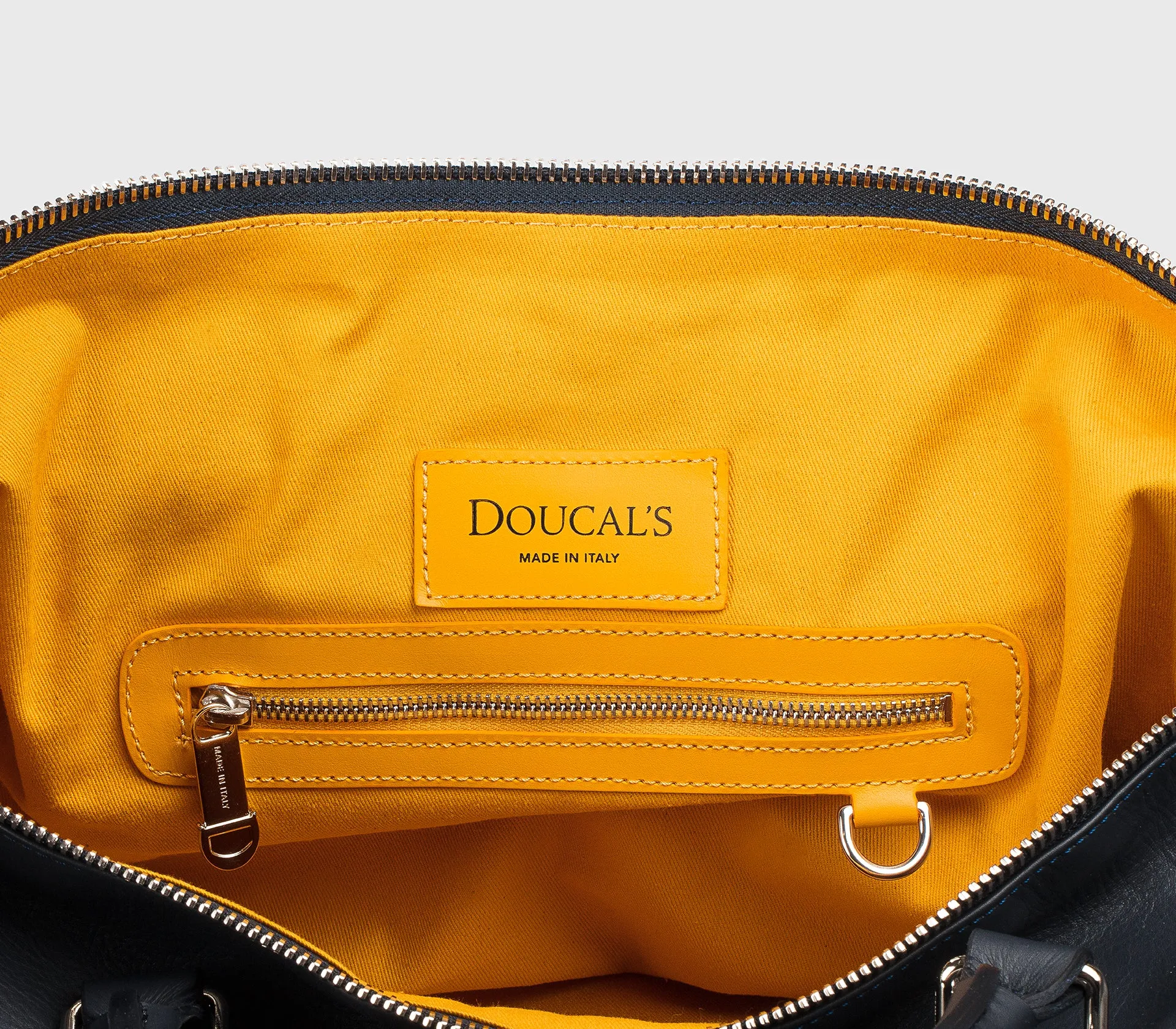 Borsa 48H in pelle blu sold by Doucal's product image thumbnail 3