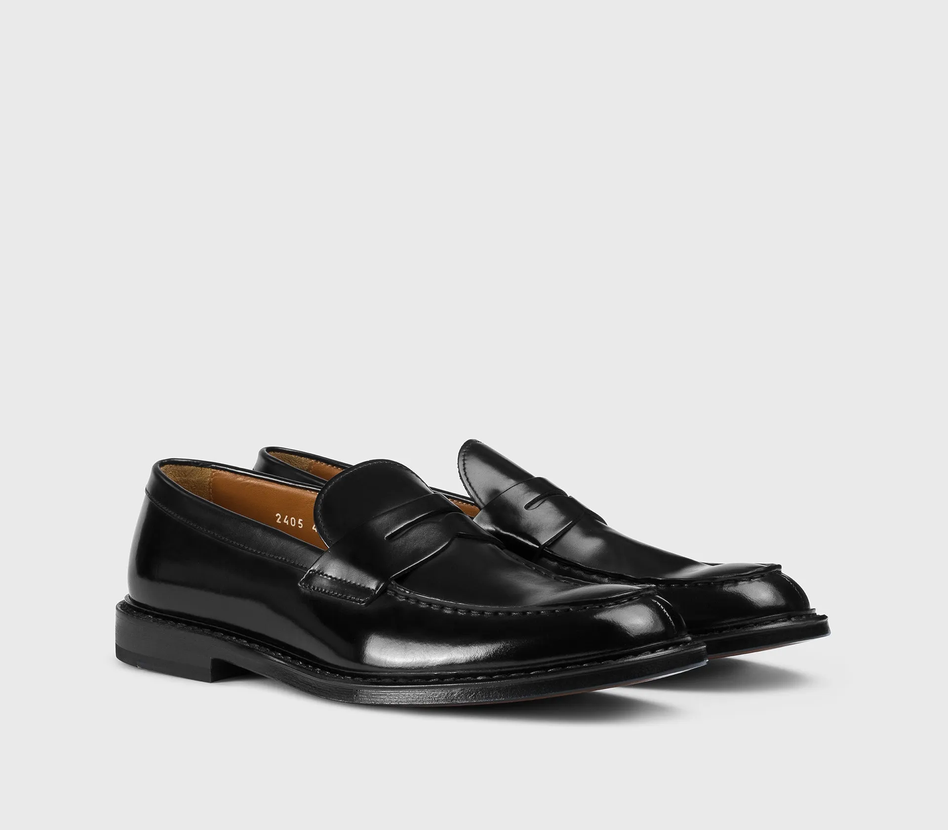 DU2405PHOEUY007NN00 - Mocassino in pelle nero sold by Doucal's product image thumbnail 3
