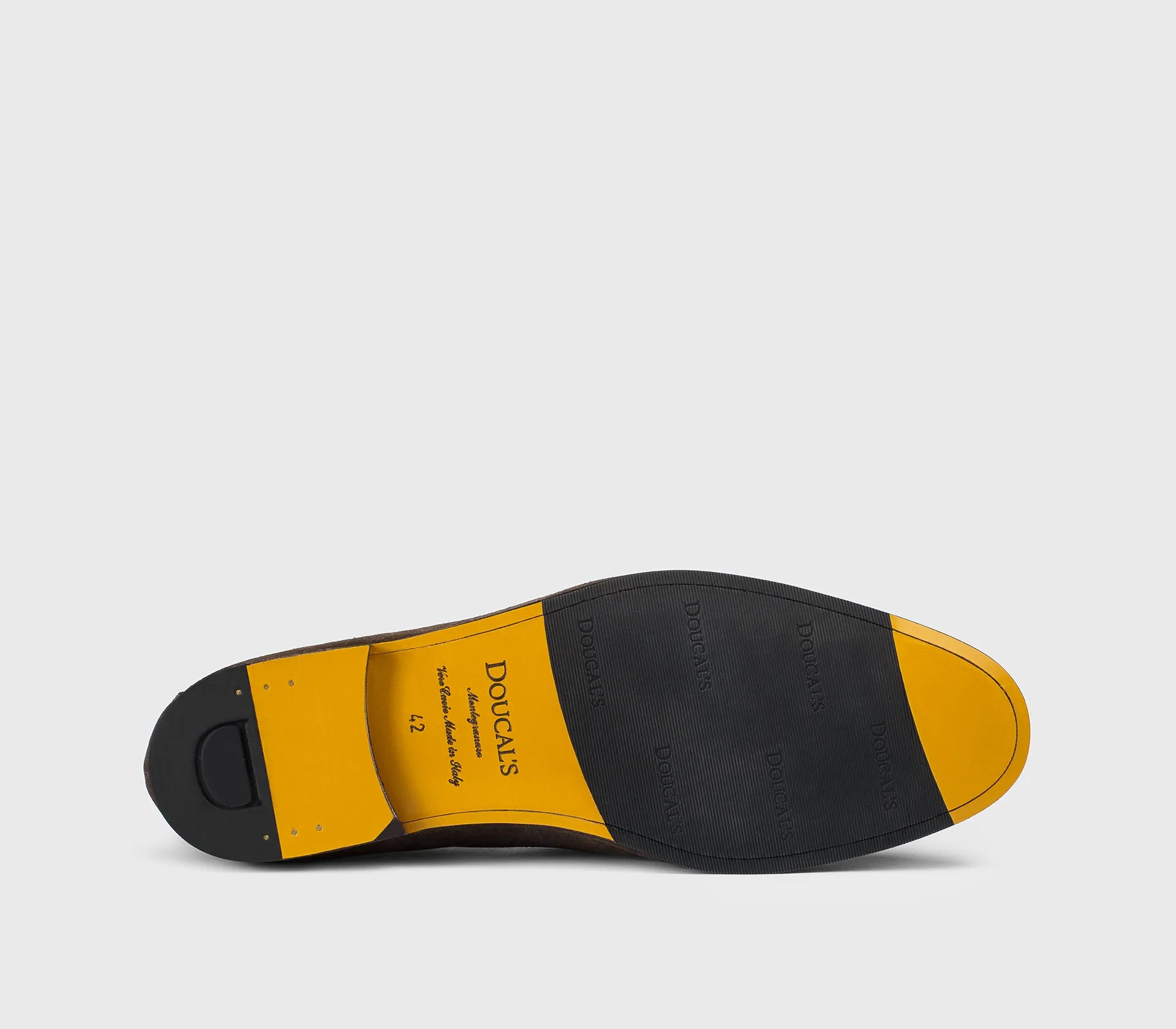 DU1080PANNUF009TM23 - Mocassino con nappine in suede marrone "terre" sold by Doucal's product image thumbnail 4