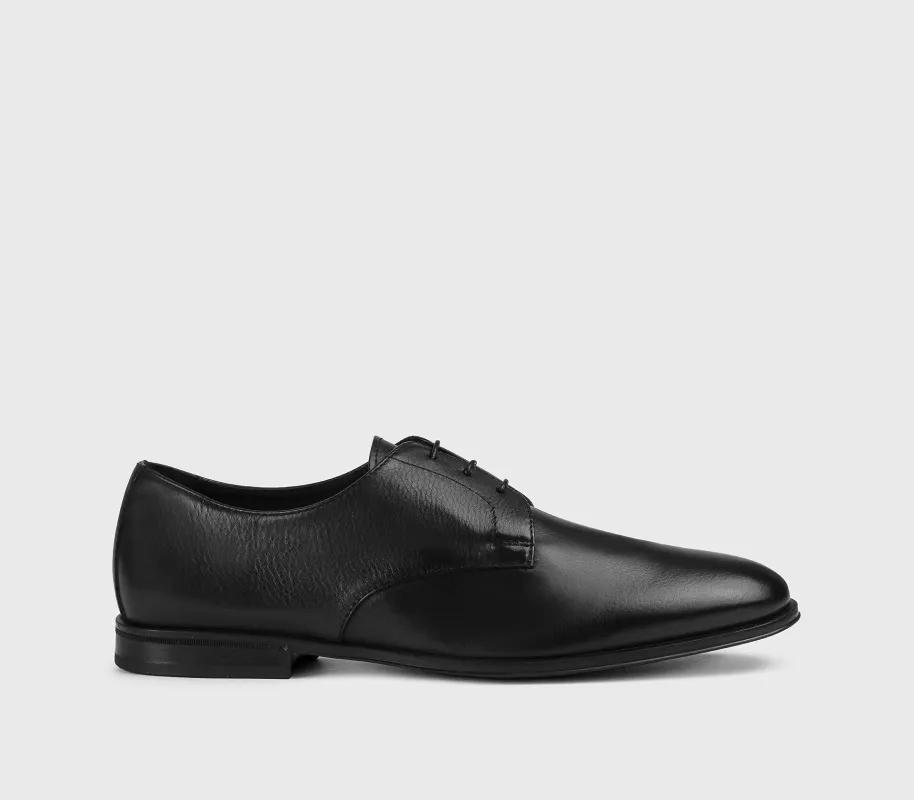 DU3394NOTTUZ216NN00 - Stringate in pelle nera made by Doucal's