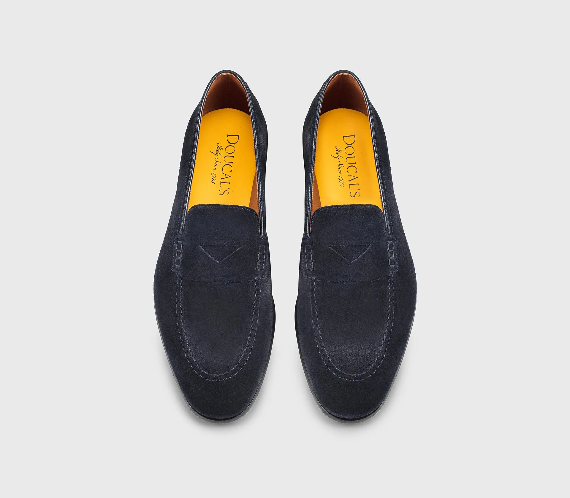 DU2983PANNUF009NB00 - Mocassino in suede blu sold by Doucal's product image thumbnail 2
