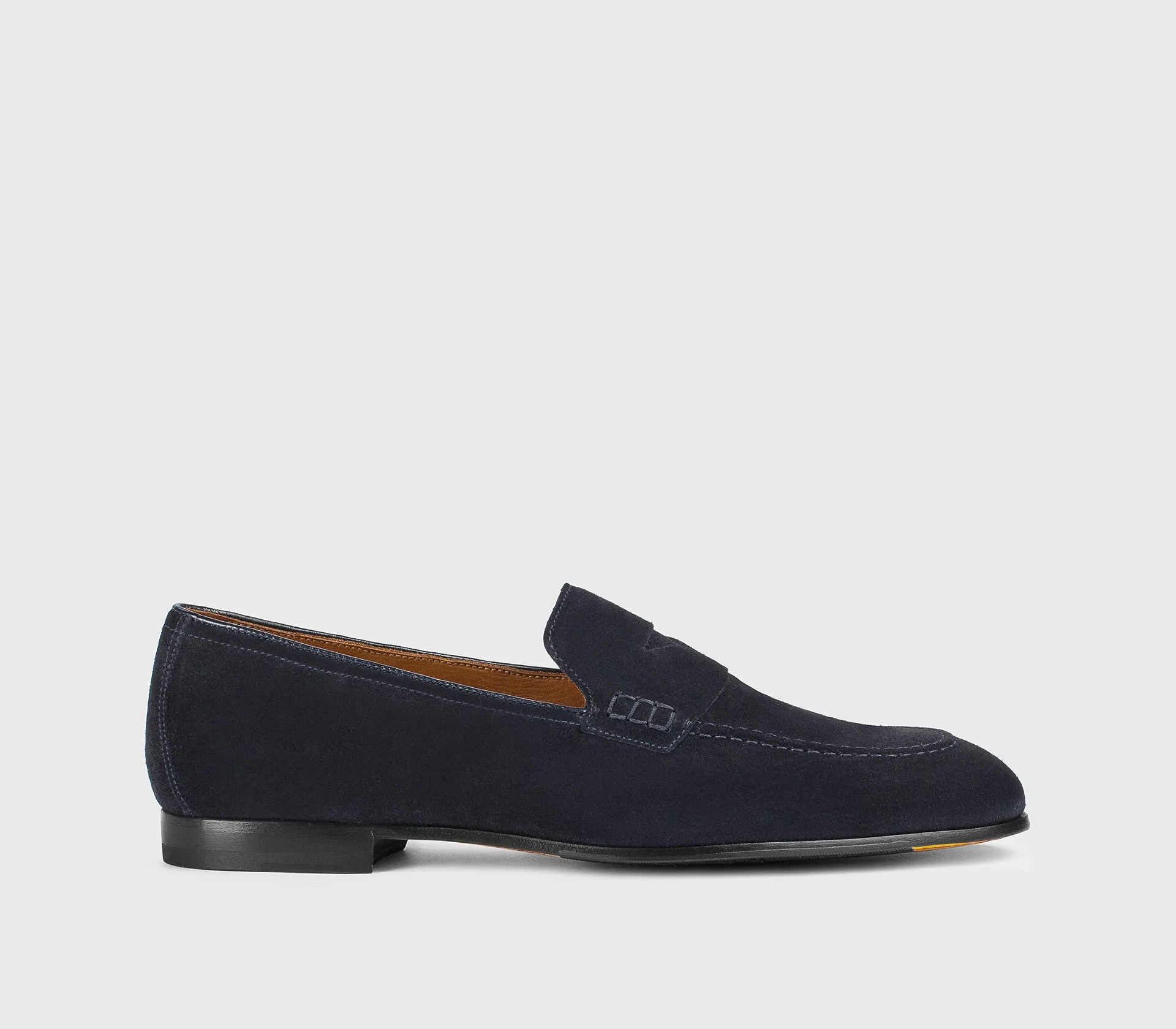 DU2983PANNUF009NB00 - Mocassino in suede blu sold by Doucal's