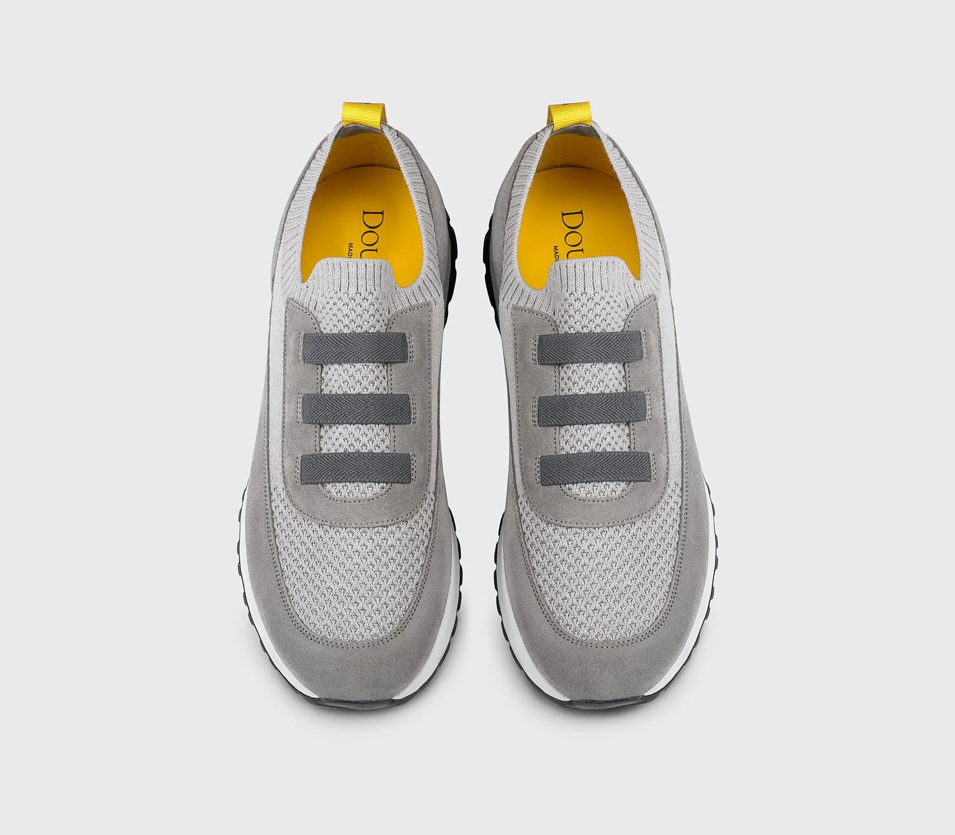 DU3318SYDNPZ846NN22 - Sneaker in tessuto tecnico e suede grigio "iron" sold by Doucal's product image thumbnail 2