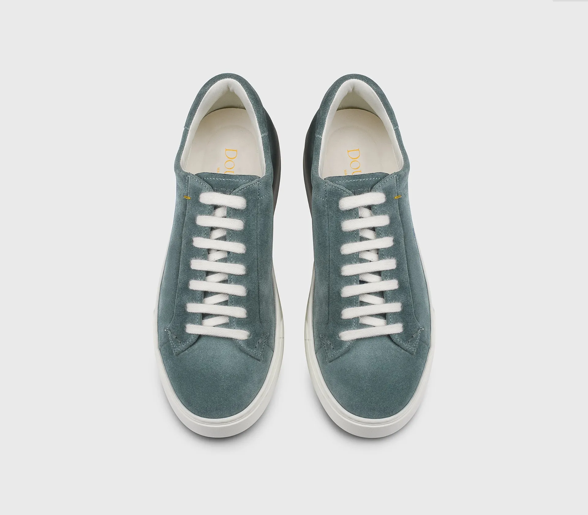 DU3552SPENUF009EB34 - Sneaker in suede blu "horizon" sold by Doucal's product image thumbnail 2