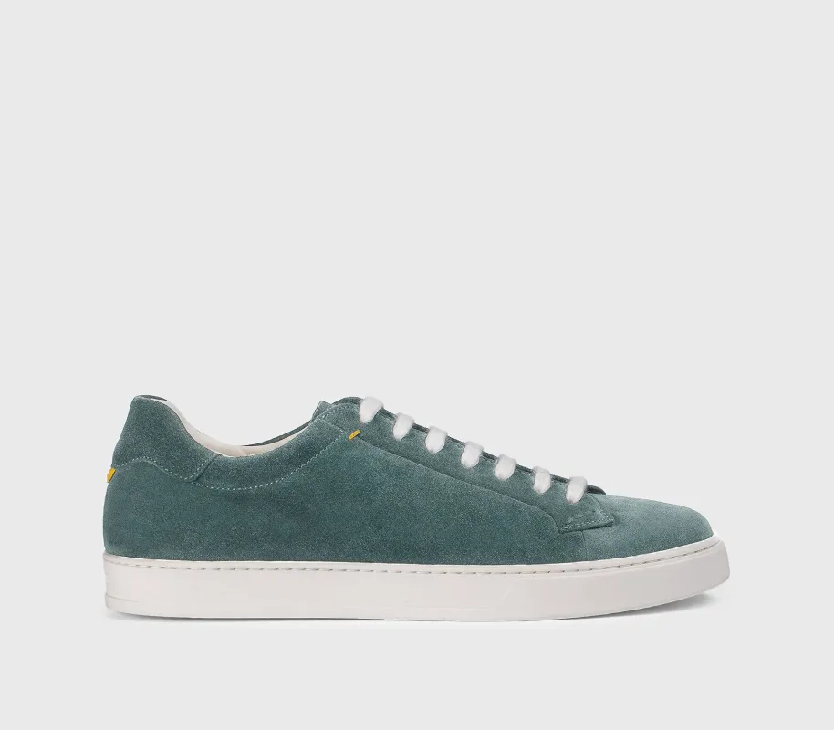 DU3552SPENUF009EB34 - Sneaker in suede blu "horizon" made by Doucal's