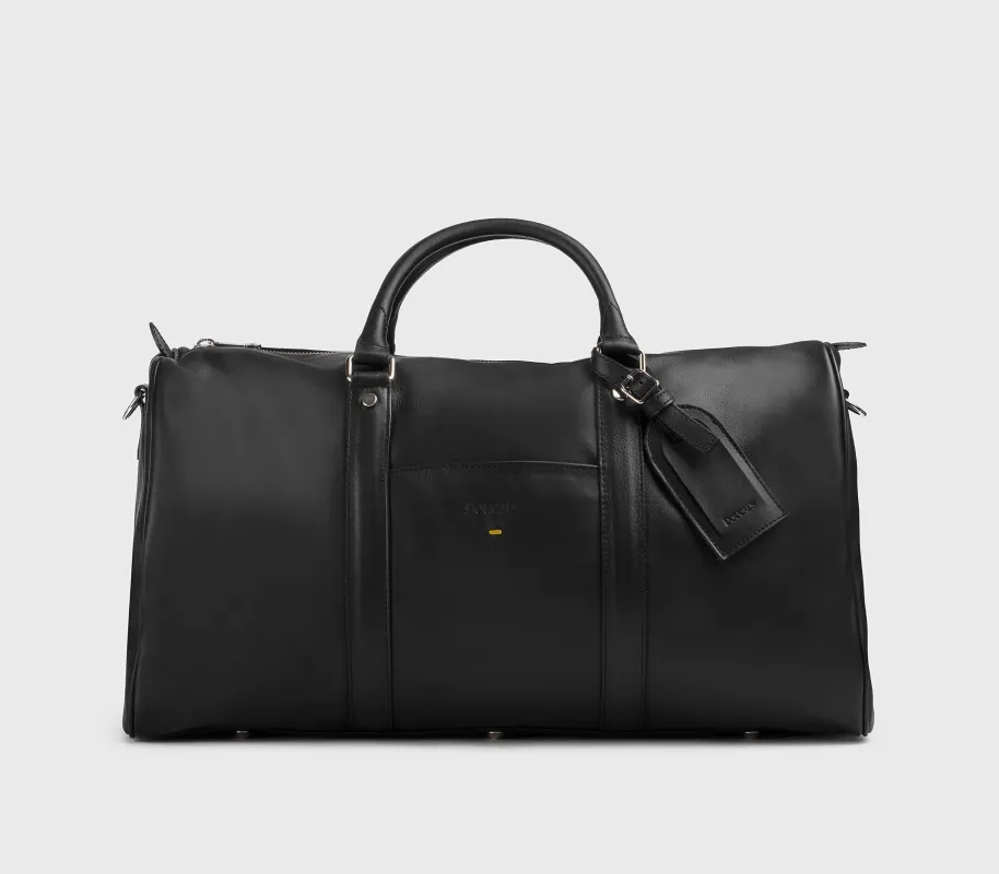 Borsa 48H in pelle nero made by Doucal's